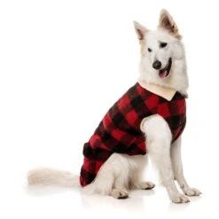 FuzzYard Dog Apparel Jacket Lumberjack Red Size 3 ^+^ -Fuzzyard Shop FuzzYard Dog Apparel Jacket Lumberjack Red Size 3 3