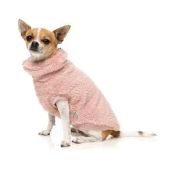 Fuzzyard Shop -Fuzzyard Shop FuzzYard Dog Apparel Turtle Teddy 25 Sweater Blossom Pink Size 2 2