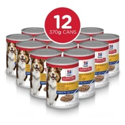 Hills Science Diet Adult 7+ Chicken And Barley Entree Canned Dog Food 370g X 12 19 Hills Science Diet Adult 7+ Chicken And Barley Entree Canned Dog Food 370g X 12 -Fuzzyard Shop Hills Science Diet Adult 7 Chicken and Barley Entree Canned Dog Food 370g x 12 10