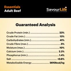 Savourlife Essentials Dry Dog Food Beef With Veggies & Brown Rice 15kg -Fuzzyard Shop Savourlife Essentials Dry Dog Food Beef with Veggies Brown Rice 15kg 10