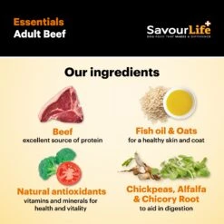 Savourlife Essentials Dry Dog Food Beef With Veggies & Brown Rice 15kg -Fuzzyard Shop Savourlife Essentials Dry Dog Food Beef with Veggies Brown Rice 15kg 7